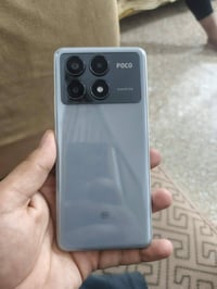 بوكو x6برو5G ذاكره 512 رام16 120فريم بدون ملحقات نضيف للاستفسار 078311...