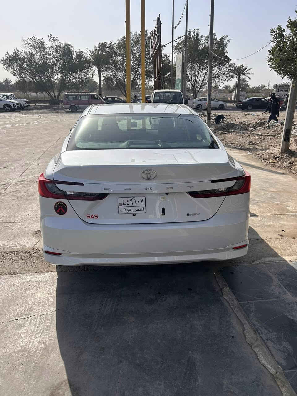 تيوتا كامري زيرو موديل 2025
بحالة الزيرو ممشى قليل جدا جدا

عداد المسافه  الممشى 2500

- 4كامرات 360 

دشبول لمس

صاج اسود

-رادار

-تحديد مسار

-تحكم ستيرن

مودات سياقة

محرك  2500سيسي هايبرد

-بحالة الزيرو

قطعتين تبريد.

حساس اطارات

ويل كب .

مري شفط

داخل جلد اسود

كشن كهرباء 

بصمه تشغيل

بصمة عدد2

فتحه

شاحن لاسلكي

مقاعد جلد 

شاشه اندرويد اوتو كار بلي

السياره بحاله الزيرو 

المكان بغداد الكريعات 

***********

السعر250 وبيه مجال
