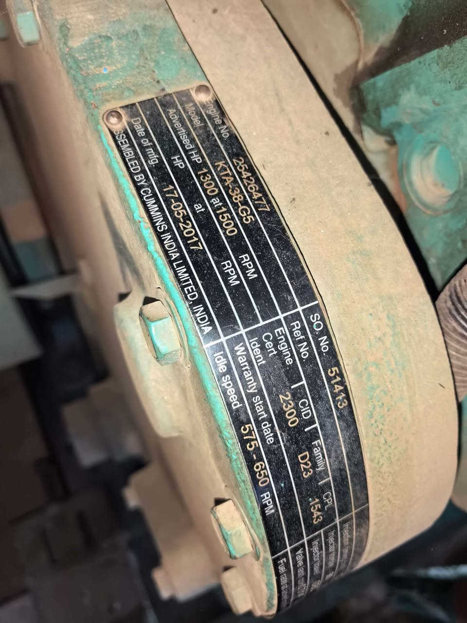 1000KVA Cummins KTA38-G5 diesel generator set for sale


**إذا كنت صاحب هذا الإعلان وتريد حذفه لأي سبب، رجاءا أرسل رسالة إلى الدعم الفني**