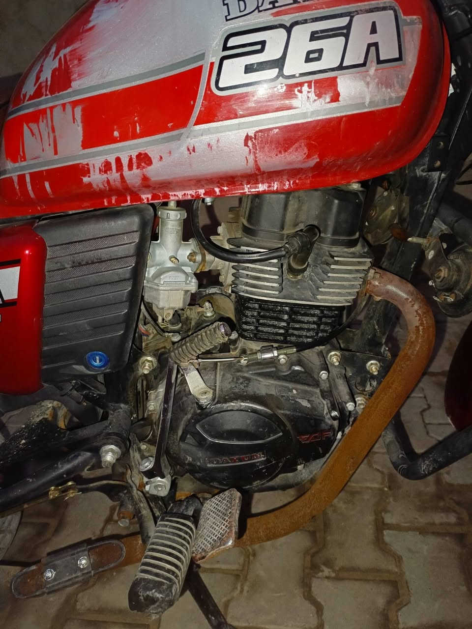 السلام عليكم للبيع دراجة دايون نفخ مديل 2020
دراجة نضيفة وخير من الله مكينة 200 
دراجة جانت بل حجز شهرين متروكة 
الدراجة رقم وسنوية كربلاء اصولي وتحويل ثاني يوم
الدراجة مابية اي نقص كهربايات كلة شغالة 
سعر الدراجة مليون و450 وبية مجال لشراي
البكان كربلاء 
انتصال على الرقم ***********
