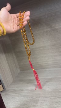 مسباح كهرب عطش ذهب الرجال وزنه38غرام عدد الحبات 66حبة للاستفسار اكثر و...