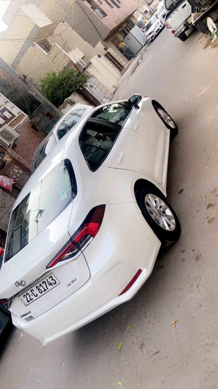 السلام عليكم
كورلا خليجي 2023 كفاله عامه 

بانزين 🇯🇵

داخل الضمان ساز / 100 ألف أو 3 سنوات 

فول ما عدا الفتحه 

محرك 1800

بصمه تشغيل    عدد  2

بصمه ابواب 

ترحيب عند الاقتراب 

حساس أمامي خلفي

4 جام اوتو 

3 وظعيات قيادة 

عدسات لد  كشاف لد

جنطه كهرباء 

غرفه لونين

مرايه شفط

كامره

مرايه وسطيه تعتيم 

تبريد شاشه... قطعتين 

تحكم ستيرن جهتين 

عداد تجيتل

شاشه أبل كاربلي 

واير لس

سنويه           2028

رقم أربيل  22

السياره باسمي / تحويل ثاني يوم ...

بيهة رصعتين 

ماشيه 60الف

السعر 180

مكاني بغداد 

تواصل  ***********
