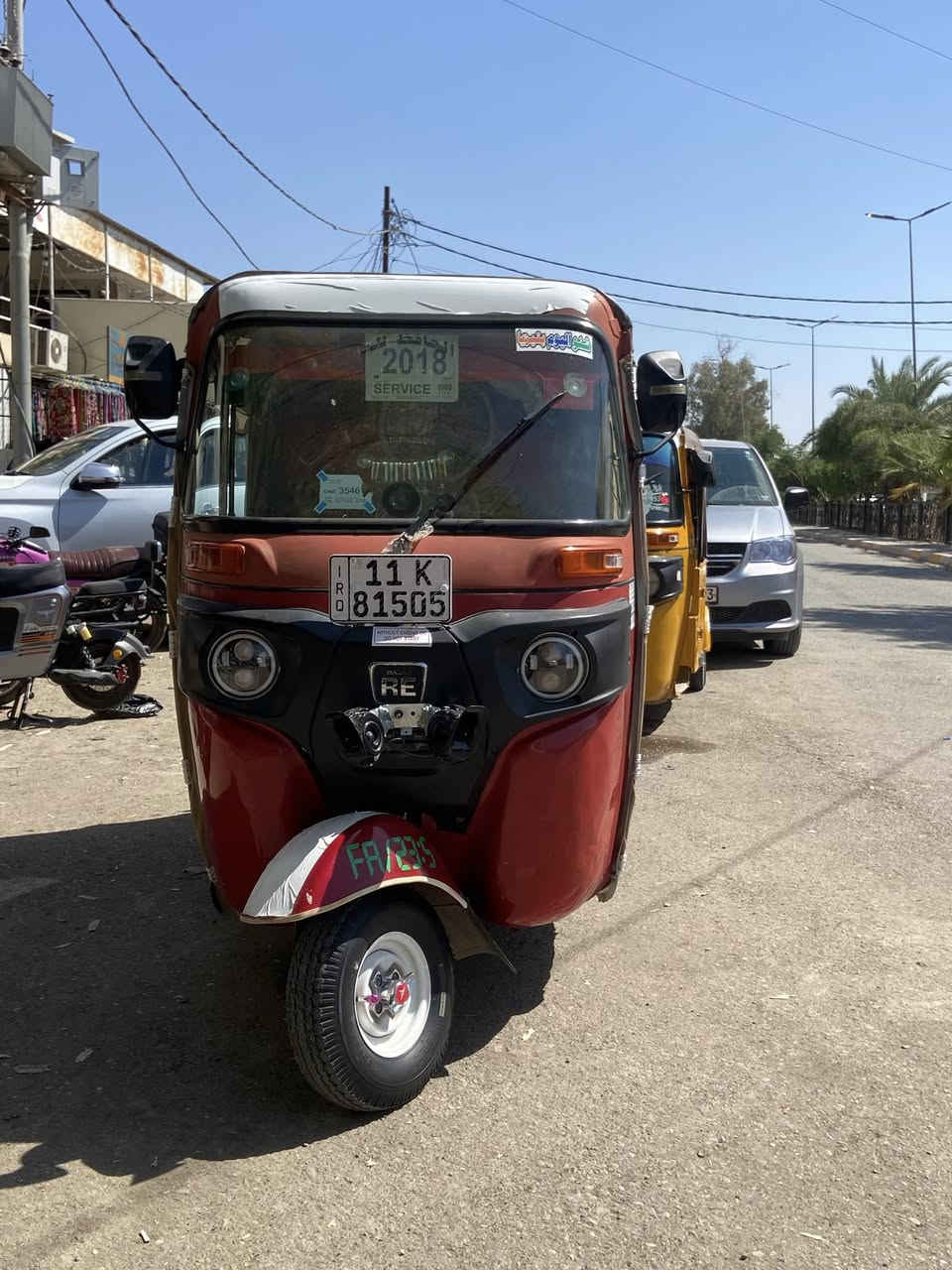 سلام عليكم تكتك 2018شهر 12 يوم 30 مرقم بغداد بسمي مشروع وطني تحويل ثاني يوم تكتك كامله اي نقص مابيها كهربائيات كير مكينه كامله من كلشي كبل لشارع بيها فقط فقط خياسات • بـَسيطـهۂ مكاني ديالى بعقوبه سعر 5600 وبيها مجال للاستفسار ***********
