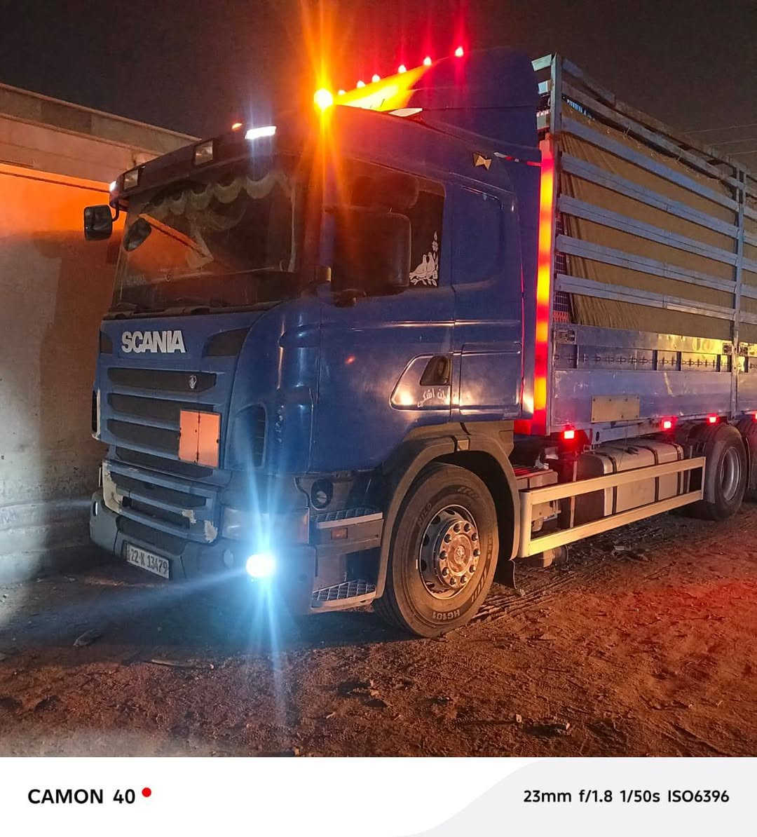 سلام عليكم سكانيا سحال شاصي مكينه 6 اوتوماتيك بداية تبخير رقم أربيل انگليزي تحويل ثاني يوم السياره جاهز من كلشي السعر 310 وبيه مجال مكان السياره بصره الزبير ***********/***********
