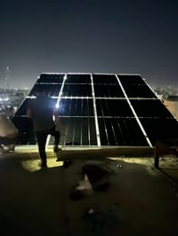 انفرتر Deye 6 كيلو • جينكو 615واط×8 • بطارية فايف ستار 16كيلو