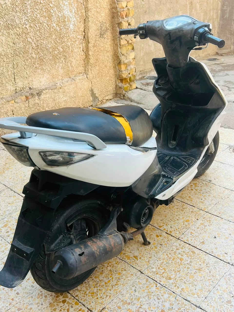 السلام عليكم 
تم رخصة الادمن هاي الدراجة البيع 
جاهزة بس باتري عوزه السعر 450 
وبيه مجال ***********
