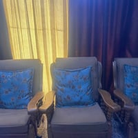 طقم رصاصي • كنتور خشب • غرفة صاج