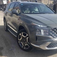 للبيع هيونداي سانتافي 2022 لون إسمنتي رقم بغداد مشروع وطني بأسمي السيا...