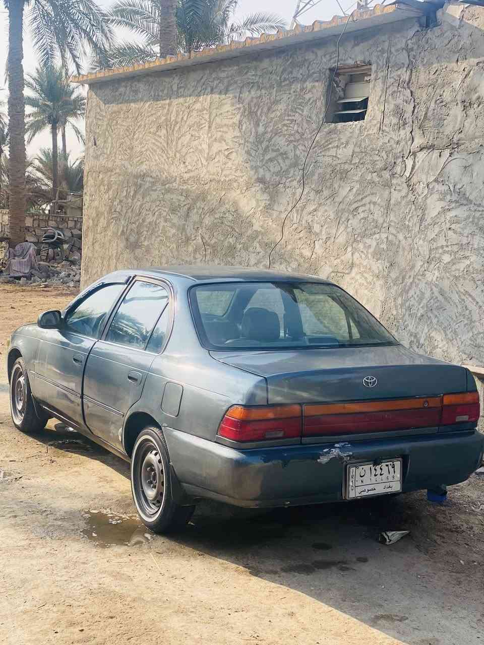 كورلا مديل 1992 تخم تاير تبريد شاشه كامره كهربئيات شغاله نضيف السياره حداديه جديده  خلفي امامي رقم بغداد مشروع وطني السعر عل خاص او رقم تليفون ***********
