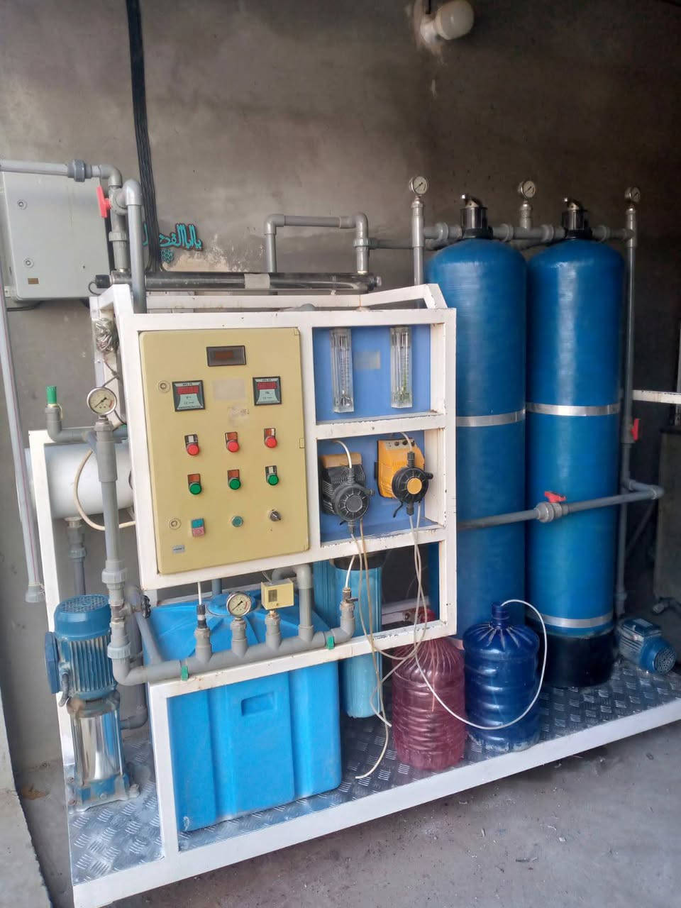 ياالله محطه ام الالف يطاليه الصنع
دبل دوزنك بم سكيل وكلور
تأسيس حار بورد اصلي 
اوتوماتيك ماطور عامودي بنتكس 3ونص احصان 
ماطور طرحي بنتكس احصان ونص 
مع تانكي حجم 3000
ولاخ حجم 2000
مع ماطور بوستر 
مع سنك ترس دبات مرتب وحلو
منبرين املاحه 35
السعر 16ورقة 
استفسار اكثر واتساب او اتصال 

‏‪***********‬‏
