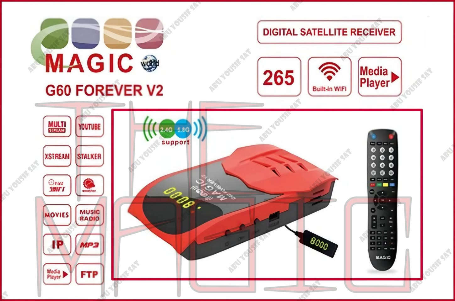 📣📣📣
━━━━━
أقــوى أجهزة GX من MAGIC …
تجربة مشاهدة مختلفة تماماً… جودة… ثبات… وأداء خارج التوقعات.

✳️ التحفة الأقوى… فخر سلسلة MAGIC:
جهاز MAGIC G80 5G 🛜
سرعة هي الأقوى – ثبات لا يهتز – أداء ينافس الكبار بجدارة.
━━━━━━━━━━━━━━━━━
✳️ ملك التوازن والاعتمادية:
جهاز MAGIC G60 V2 5G 🛜
أداء سهل… ثابت… وعملي جداً.
يقدّم أعلى قيمة مقابل السعر وبمستوى راقٍ يستحقه المستخدم.
━━━━━━━━━━━━━━━━━

📌 الأجهزة متوفّرة حصرياً لدى وكالتنــــا
🚕 توصيل يشمل جميع محافظات العراق… لباب البيت.
مع كل جهاز تحصل على:
🔰 مجموعة دعم خاصة VIP
🔰 ملف قنوات محدث باستمرار
🔰 دعم متواصل 24/7
🔰 حلول مباشرة لأي مشكلة بالتواصل مع فريق MAGIC الرسمي

━━━━━━━━━━━━━━━━━
📞 للطلب والتواصل عبر واتساب:
📲 ***********
━━━━━━━━━━━━━━━━━

🔝 الداعم الأول في العراق لأجهزة TIGER | MAGIC
برؤية ثابتة… وجودة لا تُضاهى…
نمنحك تجربة احترافية متكاملة ترتقي لأعلى معايير البثّ والتقنية.
💢 أبو يوسف || SatMaster
ثقتكم… سرّ صدارتنـــــــــــــــــــــــــــــــــا 💪🔥
