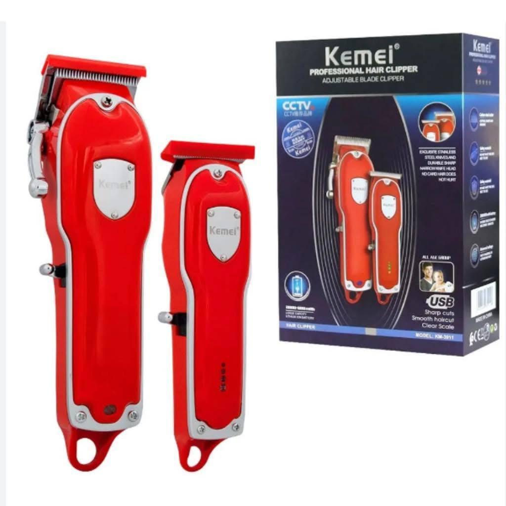 طقم ماكينة حلاقة الشعر الاحترافية اللاسلكية Kemei KM-3911. 

يتضمن الطقم ماكينة رئيسية لقص الشعر بالإضافة إلى أداة تشذيب صغيرة (باتيللا) للتحديد والتنظيف.  
تعمل الماكينات ببطاريات قابلة لإعادة الشحن عبر وصلة USB.  
الشفرات مصنوعة من الفولاذ المقاوم للصدأ لضمان دقة القص.  
يحتوي الطقم على أمشاط توجيه بأحجام مختلفة للتحكم في طول الشعر.
للحجز راسلونه على خاص


**إذا كنت صاحب هذا الإعلان وتريد حذفه لأي سبب، رجاءا أرسل رسالة إلى الدعم الفني**