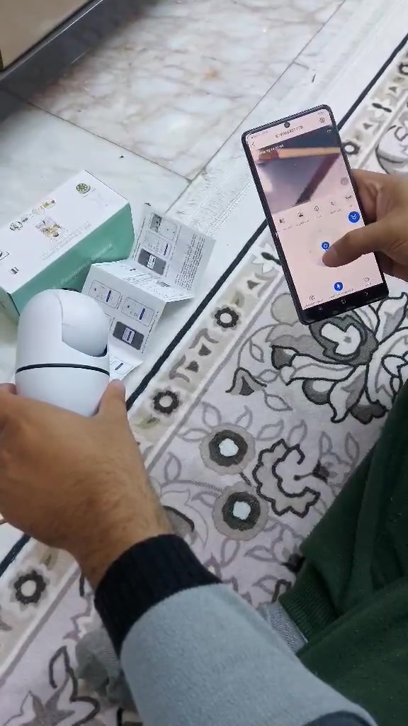كاميرا واي فاي امزون تسجيل تصوير قلابه 360 تفتر جميع الاتجاهات بيه تسجيل صوره وصوت فديو السعر 17 مع التوصيل ***********
