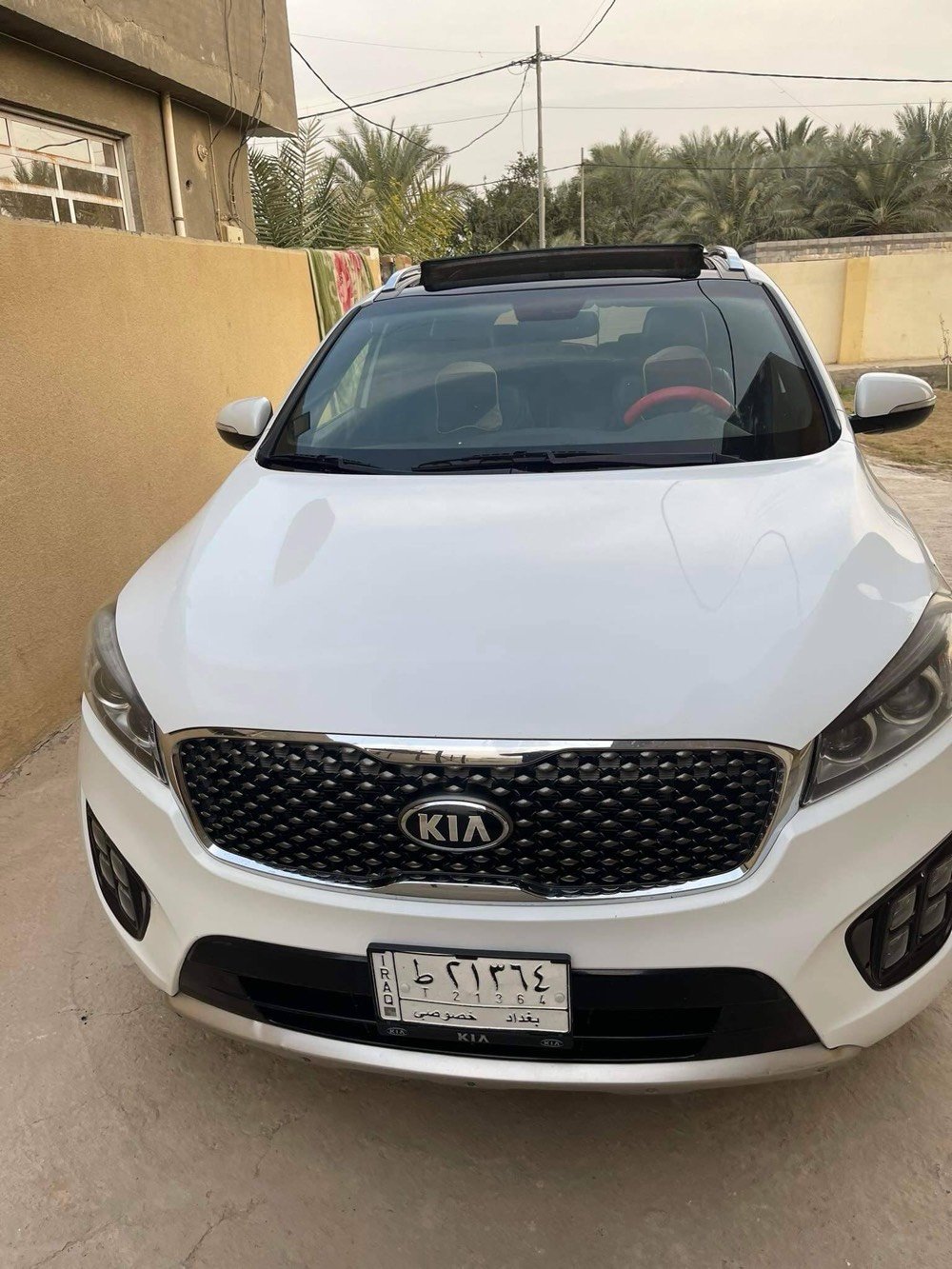 يا الله سلام عليكم 
للبيع كيا سورنتو 2016
فول مواصفات آعلى فئة (sxl)
محرك 6سلندر
7راكب حادثها جاملغ بدون دواخل فقط بارد بدون صبغ سياره جديده خير من الله لاستفسار اتصل 

***********