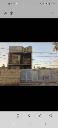 بيت ١٢٠ متر للبيع ٣ غرف نوم بناء جديد بزعفرانيه دور الشرطه ٠٧٧٠٩١٣٢٨٧١...