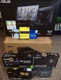 تجميعة كاملة للبيع   (المواصفات الكيس) Gpu : asus tuf gaming 4070 ti s...