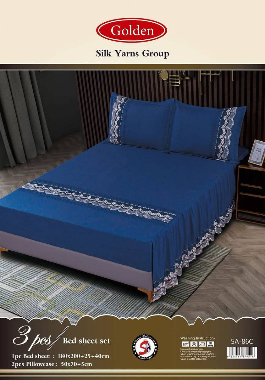 على بركة الله 
#الموسم_الصيفي توفر جرجف كولدن من شركة خيوط الحرير 

استعد لفصل الصيف بأناقة وانتعاش مع طقم جرجف نفرين  قطع سادة كيبور، تصميم فاخر يلائم أجواء الصيف وخامة مريحة مثالية للنوم الهادئ.

🛏️ محتويات الطقم – 3 قطع:
 • ✅ جرجف (تلبيسة دوشك) بقياس 180×200+25+40 سم – قياس جامبو كبير مع دبل نزال أنيق
 • ✅ وجهان مخدة بقياس 50×70+5 سم – كيبور راقٍ

🎨 التصميم:
 • سادة أنيق بتطريز ناعم “شغل كيبور 
 • أطراف طويلة (دبل نزال) تمنح مظهرًا ملكيًا للفراش
 • خامة صيفية مريحة، باردة على البشرة


**إذا كنت صاحب هذا الإعلان وتريد حذفه لأي سبب، رجاءا أرسل رسالة إلى الدعم الفني**