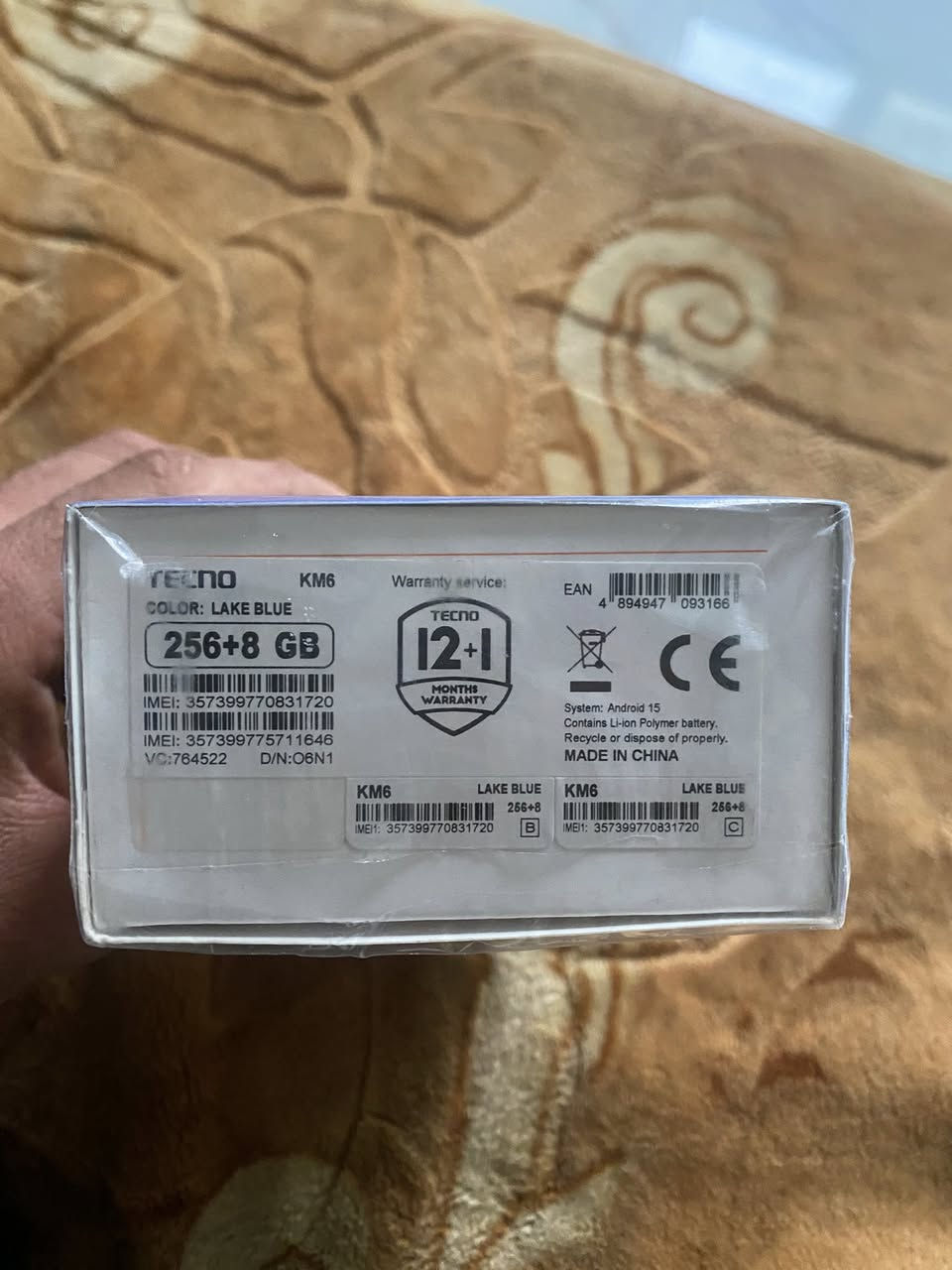 سلام عليكم 
جهاز تكنو سبارك ٤٠ برو نوعيه جديده  صار ١٠ ايام فاتحه من الكارتونه مالته ( السعر ٢٥٠ ) وبيه مجال 

ذاكره ٢٥٦ 
رام ٨+٨ جهاز قوي فول الفول 
عليه كامره كلش حلوه 
 لون سمائي فاتح 
ابعيه لانو جربت استخدم أندرويد ماكدرت فه الي عنده ايفون ١٢ برو ماكس اراوسه حتى لو مبدل شاشه وبطاريه


**إذا كنت صاحب هذا الإعلان وتريد حذفه لأي سبب، رجاءا أرسل رسالة إلى الدعم الفني**