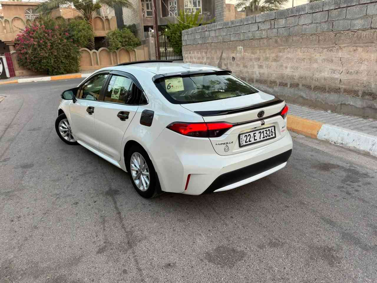 السلام عليكم تيوتا كورلا 2020 XLE محرك 1800 رقم اربيل بأسمي شرط التحويل هزه وفحص ورقم جديد كير ومحرك كفاله حجر بيئه وصدر وتخم تاير كله بشرط السياره كلين بدون حادث سرقه بس بنيد بدون ارباك كله بشرط السونار وين ميعجبك افحص  السياره فول مواصفات فتحه بصمه كشن جلد كشن كهرباء تدفه وتبريد بل كشنات رادار امامي جانبي خلفي بك لايت لد زنون عالي وناصي وحاجب سستم كاربون فايبر  ويل كب بلادي سعر 138 وبيه مجال بسيط  مكان السياره ديالى بعقوبه ***********
