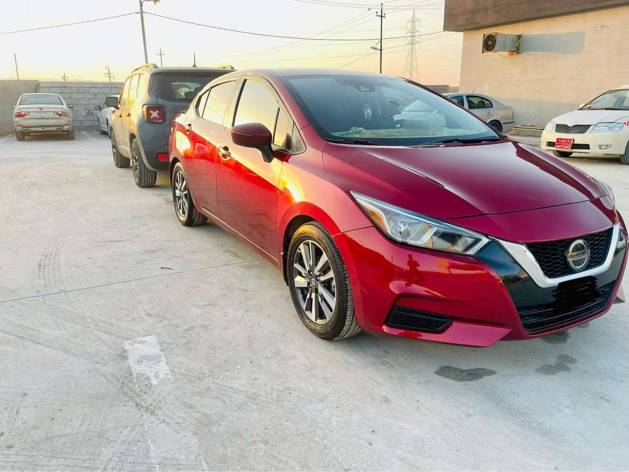 Nissan versa 2020 SV 
نیسان ڤێرسا ٢٠٢٠ 
١٥٠ هەزار ڕۆیشتوە 
دوو پارچە سبووغ بێ ناو گرتن دوو پەڵەی قەلەم کاری یەک بست سارد
مواسەفات SV
بەسمە، ڕادار ،خەتی جادە
گێر و مەکینە و تەبرید و تەقە و ڕەقە  
ڕەقەم هەولێر سەنەوی  ٢٠٢٧ 
ژ.م *********** أربيل, العراق
