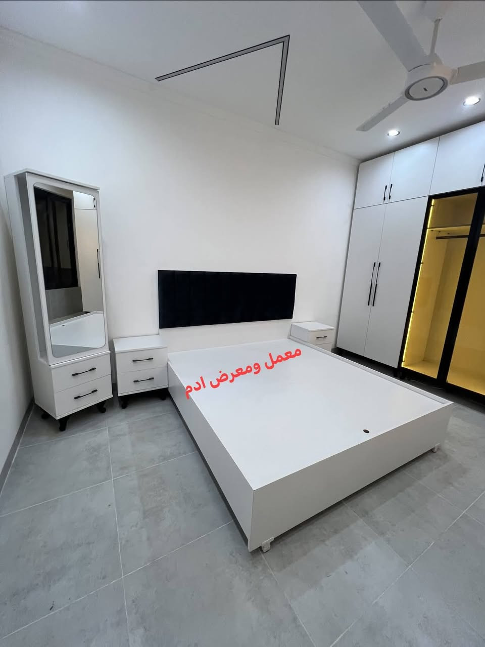 معمل ومعرض ادم
شغل اليوم غرفه كلاسك 
كنتور 3 امتار ارتفاع 285 عمق 60 
سيسم 180 في 2 م ميز تواليت 140 سم 
ع كركوك شورجه سايدين كراج شمال 
*********** ليس لدينا فرع آخر
