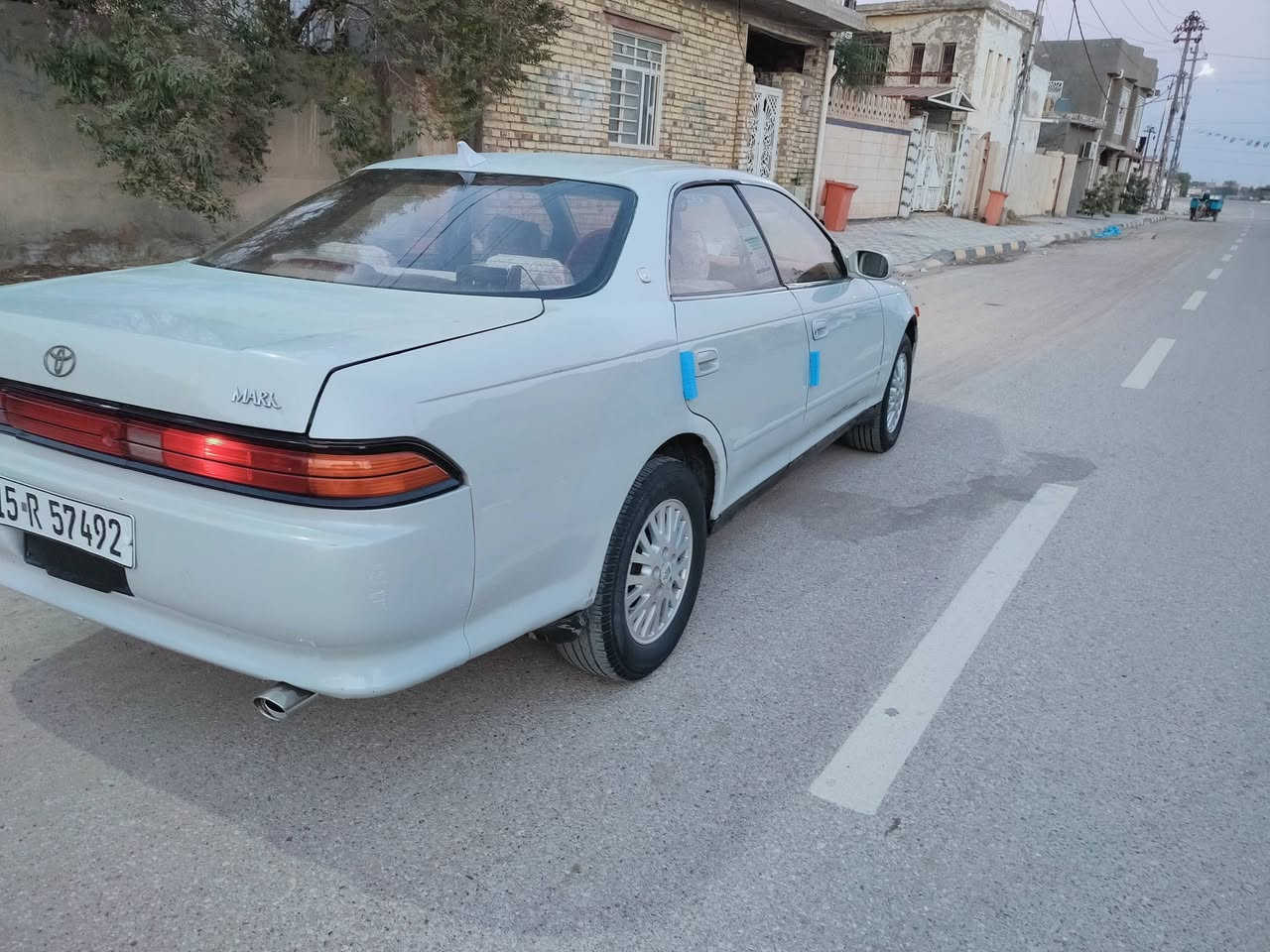 السلام عليكم سياره مارك نفخ موديل 94رقم انبار انكليزي0بسمنه مشرروع وطني سنويه جديده وداخله هزه
مكفولة كفاله عامه عده صبغ احزام فقط كير مكينه حداديه تخم تأير تبريد كلهن كفاله السعر 62
وبيه مجال مكاني واسط الكوت 
***********
