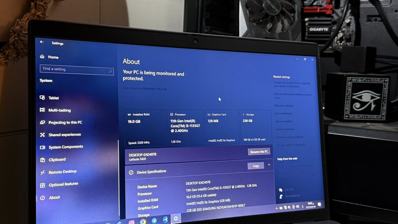 السلام عليكم لابتوب للبيع
dell 5420
المواصفات:
corei5-1135G7

الرام 16 كيكا

هارد 256 من سامسونك

شاشة 14 انج

كرت الشاشة Intel Iris Xe Graphics

منفذ الشحن Type-C

يجي وياها ماوس 
بدون شاحنة بدون علبة و بدون جنطة
نضافة 85‎%‎ 
سعرها 425 الف


**إذا كنت صاحب هذا الإعلان وتريد حذفه لأي سبب، رجاءا أرسل رسالة إلى الدعم الفني**
