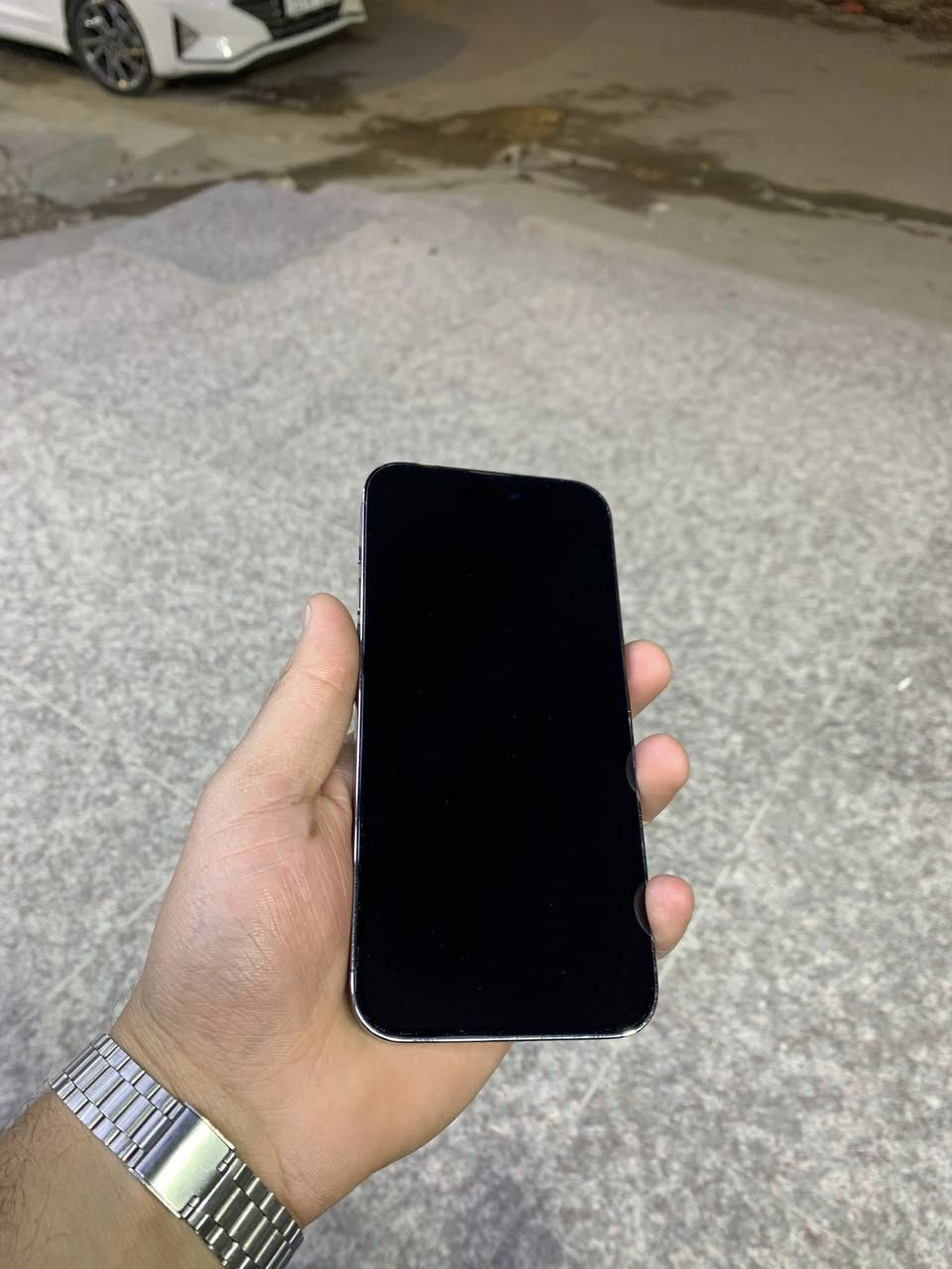 مرحبا شباب 
14 pro max 256 
بطارية 100 مبدلة 
نموذج M 
من فتحت الجهاز بدلت بطارية نكطع الفيس ايدي يعني تكدر تسوي ميكلفك فد مبلغ 
عنواني بغداد الغزالية 
***********
