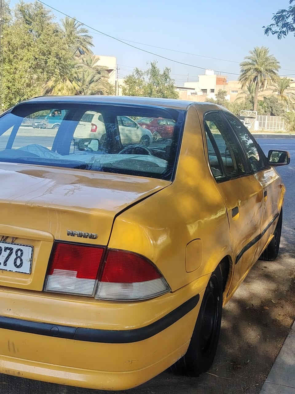 سمند 2012 ناطقة كاملة اي نقص مابيهة مكفولة من الضربة والتبديل كير مكينة كفالة تبريد شغال مصفرة هيئة وغرامات ارقام انكليزية جديدة تحويل مباشر  السعر 28 مكاني بغداد رقمي ***********
