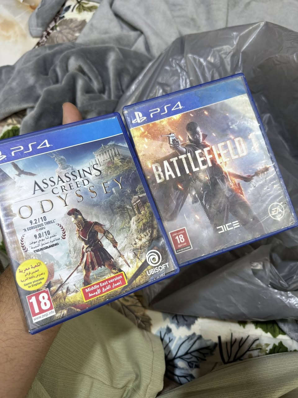 بلي 4 سلم 500كيكا مع 4 جوستكات و3 العاب 
1-بيس 21 وكلها تعرف شكد سعر البيس
2-باتلفيد 1 
3-Assassin's Creed Odyssey نسخه الشرق الاوسط
مع كيبل اج دي اصلي 
و ايضا يو بي اس


**إذا كنت صاحب هذا الإعلان وتريد حذفه لأي سبب، رجاءا أرسل رسالة إلى الدعم الفني**