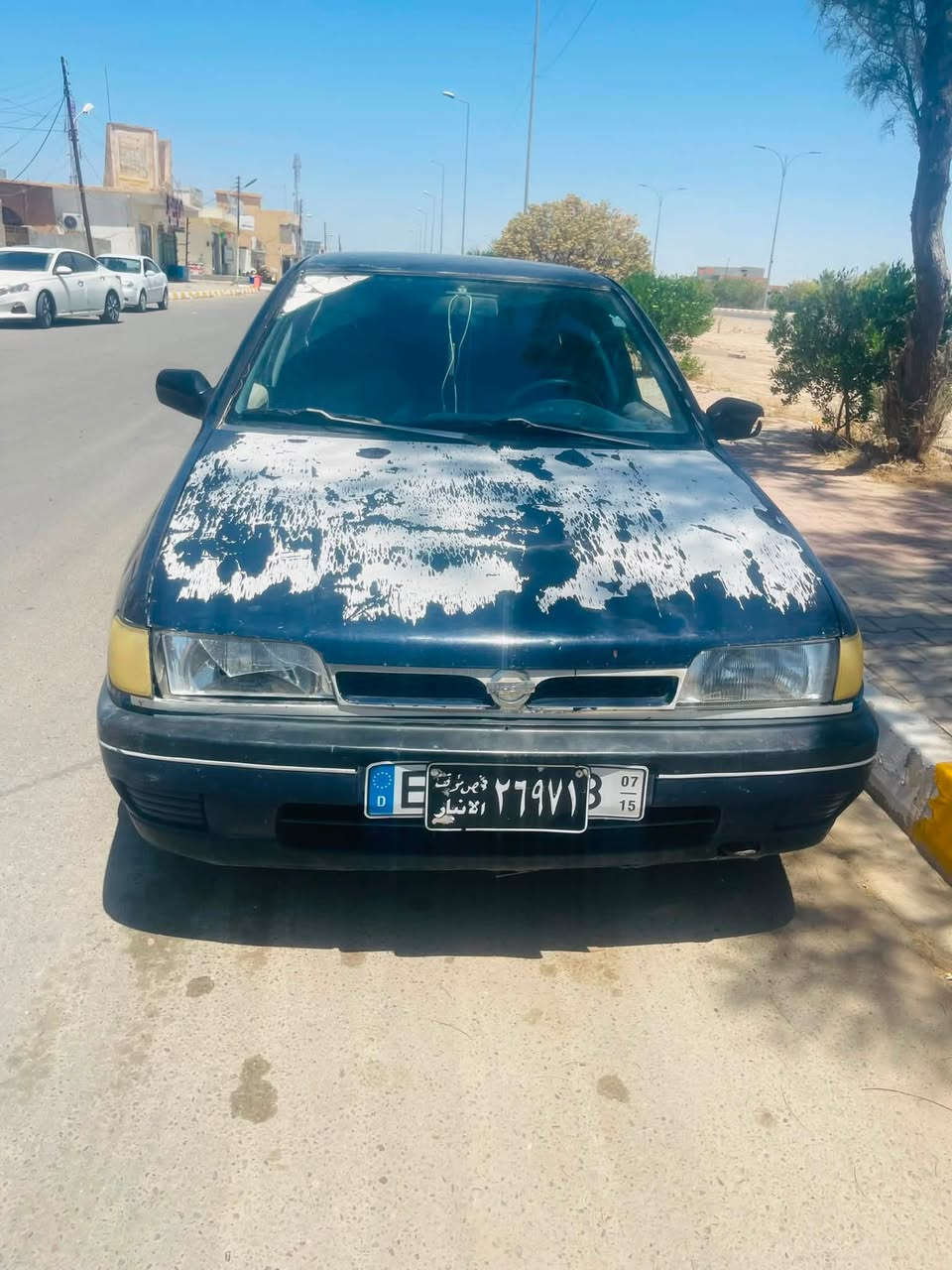 السلام عليكم 
للبيع نيسان سني 
موديل 94 
محرك يريد رنكات 
كير بيه صفره مال الخامس 
رقم فحص 
بيها معامله 
مدفوع كمرك 
وبيها واجهيه مروريه 
يعني تسجل  
اني ابيعك حبل 
 والباقي شوف 
العين 
السعر 12$ 

ملاحضه الدنيا حاره مو شراي لاتتعبني 
***********
