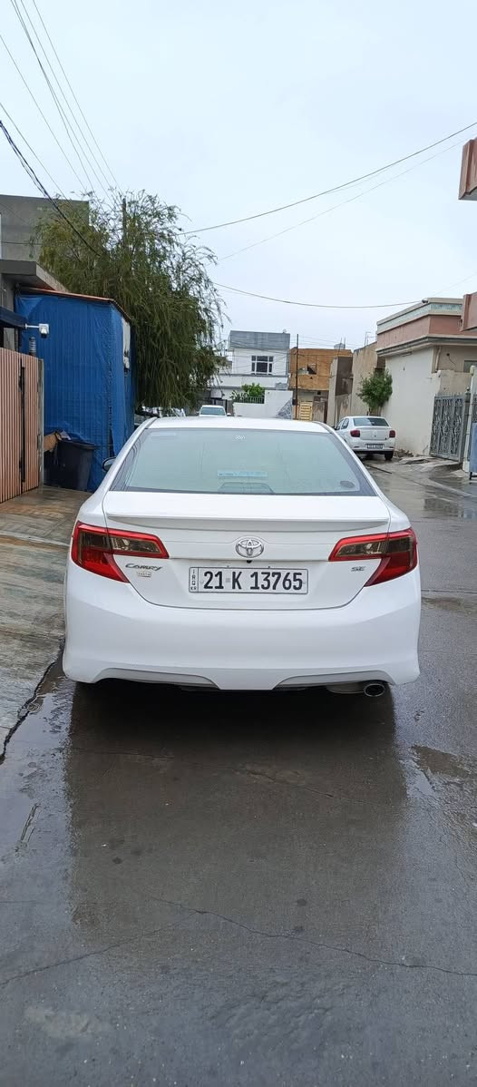 السلام عليكم سياره تويوتا كامري للبيع موديل 2013 سنويه رقم جديد ماكينه جير بشرط مات سياره مواصفات اس اي سياره كلش حلوه مال بيت عنوان كركوك اتصال ***********
