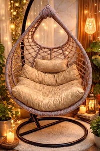 كرسي أرجوحة • خامات قوية • توصيل بغداد