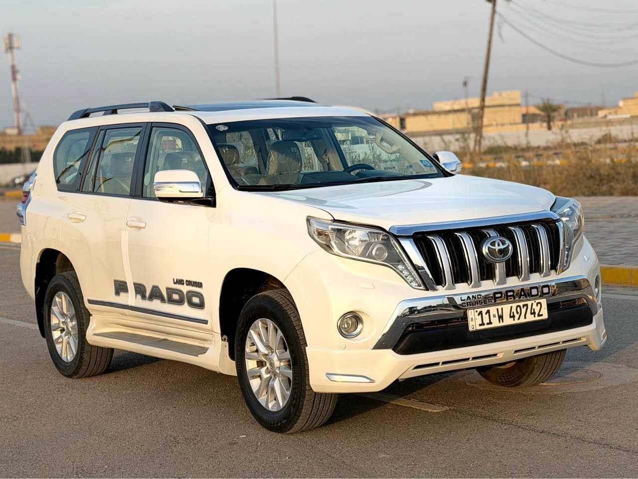 #تويوتا_برادو🤎⚜️
موديل 2015 
رقم بغداد بسمي 
فول مواصفات VX☑️
- فتحة
- بصمة
- ثلاجة
- مري شفط
- زراكات لايت
- كشنات كهربائية ( الامامية )
- سبير تعليك
- حساسات خلفية
- بلوتوث
- محرك 6 سلندر 
- تحكم ستيرن
- كامرة خلفية
- دفع رباعي 
- 7 راكب
- اناره ترحيب بالدوسات 
- مانع انزلاق
- 3 قطع تبريد
- اشاير بلمري

*بيها جاملغ مبدل بلادي بغداد, العراق


**إذا كنت صاحب هذا الإعلان وتريد حذفه لأي سبب، رجاءا أرسل رسالة إلى الدعم الفني**