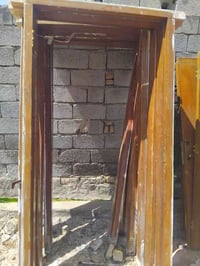 بيبان خشب صاج • مع الجراجيب • ٦ قطع