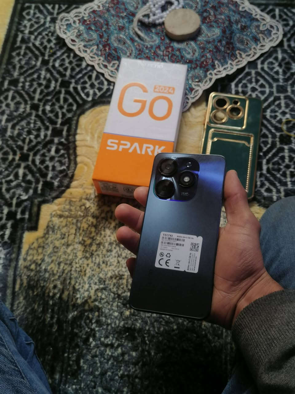 تلـفون:تكـنو سبارك GO
ذاكرته:64
شريحتين 
مع كامل الملحقات شاحن+كفرات 2 +الكارتون +ورقه الضمان 
استخدام قليل. 
سعرة 95مع المجال. 
على فحص ما مصلح نهائياً
المكان/ كوفة حي ميسان ***********
