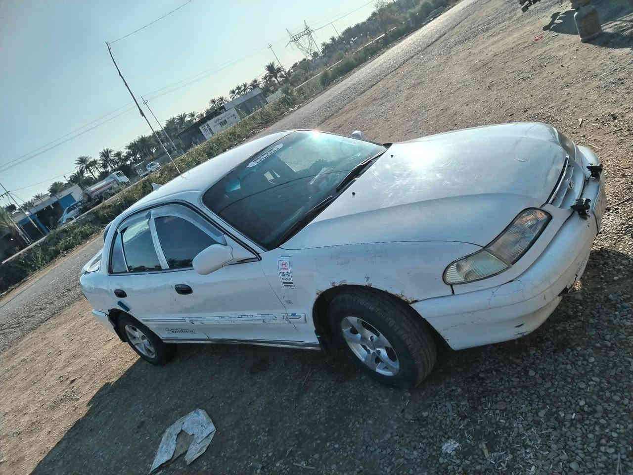 سوناتا تو ٢ موديل ٩٥ سنويه ب اسمي مكينه جديده تخم تاير تبريد خير من الله مكان السياره ديالى الخالص السعر ٣٧ ورقه بيه مجال رقم الهاتف ***********
