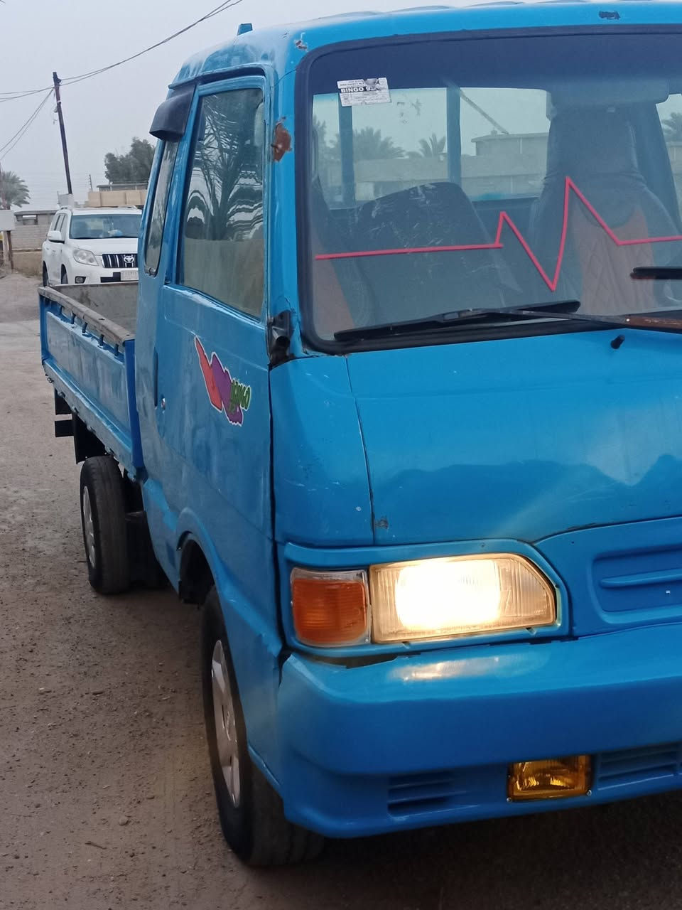 يا الله سلام عليكم للبيع كيا بنكو موديل 96 السياره ابلاديه صبغ الدوسات والباب الخلفي كير محرك أكسل شاصي شرط الفحص كهربائيات شغاله تحويل مباشر اوراقهه كلهه موجوده السعر 40 وبيهه مجال  الرقم صلاح الدين الاتصال ***********
