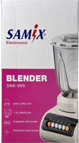 للبيع خلاط كهربائي
الاستخدامات
لتحضير العصائر، الميلك شيك، والصلصات بسرعة وسهولة

لطحن القهوة، البهارات، المكسرات، أو الشوكولاتة باستخدام مطحنة القهوة المرفقة

لتقطيع الجبن أو البسكويت وصنع خلطات الحلويات والعجائن الخفيفة

مثالي للاستخدام اليومي في المنازل لتحضير وصفات الطعام والمشروبات

المميزات

سعة الخلاط: 1.5 لتر – مناسبة لتحضير كميات كبيرة من العصير أو الصلصة

القدرة الكهربائية: محرك قوي بقدرة 350 – 400 واط تقريبًا يضمن سرعة خلط عالية وثبات في الأداء

عدد السرعات: 4 سرعات مع وضع Pulse للتحكم الدقيق في المكونات

شفرات من الستانلس ستيل مقاومة للصدأ، حادة لتقطيع وسحق الثلج والفواكه الصلبة بسهولة

مطحنة إضافية لطحن البن والبهارات والأطعمة الجافة

غطاء محكم الإغلاق مع فتحة صغيرة لإضافة المكونات أثناء التشغيل

هيكل بلاستيكي متين مع قاعدة ثابتة تمنع الانزلاق أثناء الاستخدام

نظام أمان مدمج يمنع تشغيل الجهاز عند عدم تركيب الإبريق بشكل صحيح

مؤشر تشغيل مضيء وأزرار كبيرة وسهلة الاستخدام

محتويات الصندوق

خلاط رئيسي سعة 1.5 لتر

مطحنة للقهوة والبهارات

غطاء علوي مع فتحة تعبئة صغيرة

قاعدة تشغيل مزودة بأزرار تحكم بالسرعة ووضع النبض

دليل استخدام وصيانة مفصل بعدة لغات

الملاحظات

لا تشغل الخلاط فارغًا، ولا تضع سوائل داخل مطحنة القهوة

يُنصح بتشغيل الجهاز لمدة دقيقتين فقط ثم تركه ليبرد لمدة 5 دقائق قبل الاستخدام التالي

لا تمتلئ الإبريق بأكثر من 1 لتر من السوائل

ضمان لمدة سنة من تاريخ الشراء
(((💸 السعر: 25،000 د.ع + 🚚 التوصيل: 3000 د.ع لمحافظة بغداد  وغير محافظات 5000 د.ع💯))) والدفع عند الاستلام .يعني حقك مضمون
للطلب التواصل على رقم الواتساب ***********
او مراسلتي للاستفسار
#الكل
