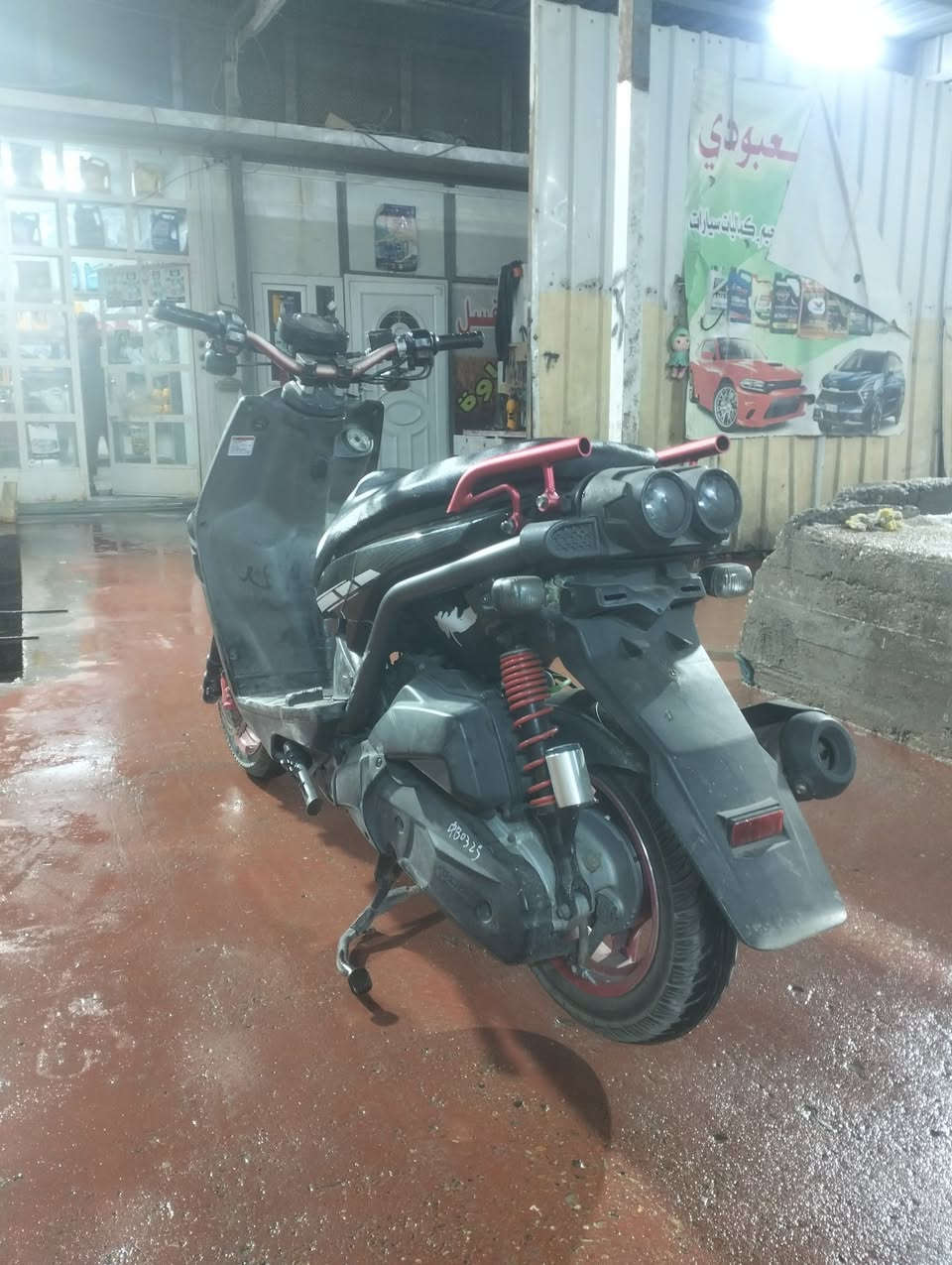 سلام عليكم دراجه لبيع رنبه جديده مكينه برغي ما مفتوح درجه هاملهه مكان بغداد الحسينيه رقم ***********
