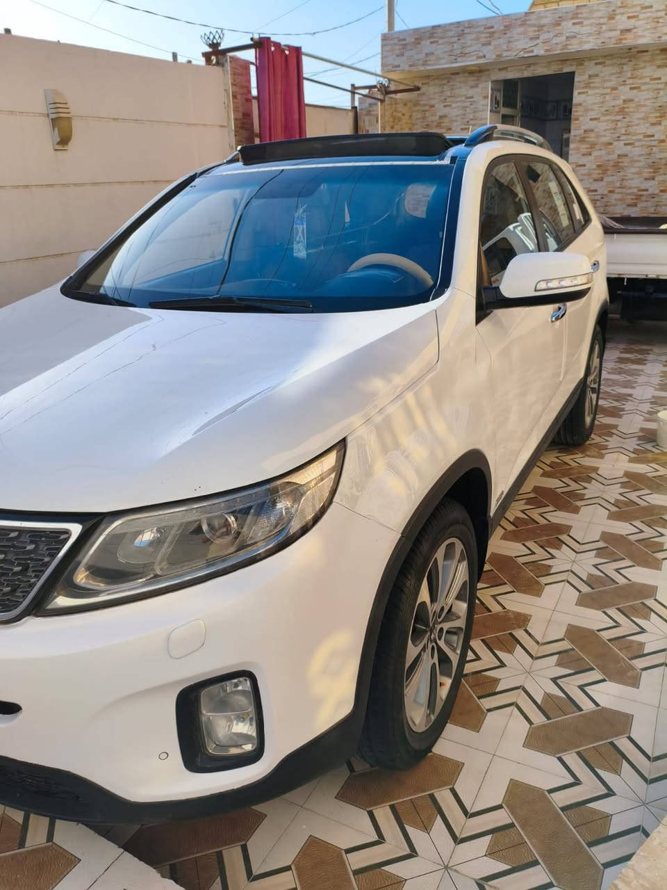 كيا سورنتو 2014 كويتي فول
رقم بغداد  الجديد 11  بسمي تحويل ثاني يوم 
‏‎ماشيه 70  الف حقيقي سياره شرط الفحص 
‏‎سياره جديده بمعنى الكلمه 
‏‎مواصفات 
‏‎بصمة تشغيل 
 فورويل
مانع انزلاق
‏‎بصمة أبواب 
كشنات جلد 
‏‎كشنات كهرباء 
‏‎تبريد 3 قطع
‏‎7 راكب 
‏‎6سلندر 3500
‏‎حساس امامي وخلفي
‏‎نظام ايكو + سبورت تقليل البانزين
‏‎ومواصفات أخرى 
‏‎سيارة جديدة معنى الكلمة شرط الفحص
‏‎(السعر 205$ ) و بيهه مجال 
رقمي ***********
مكاني الديوانيه الحمزه الشرقي
