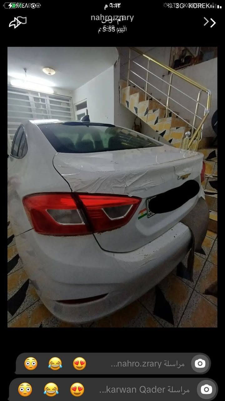 كروس شوفرليت رقم اربي لموديل ٢٠١٨نظيف مابيه اي ضربه بس بيه كم صبغه خفيفه يم باب شرط تحويل  او وكاله وعليه مرتين كامره 😌
سعر، 95
***********
***********
