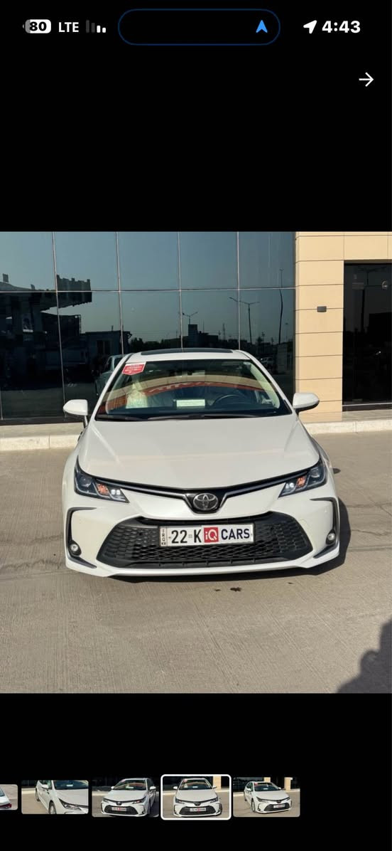 كورلا ساز 2024 خليجي بانزين بعدهي بضمان ماشيه 3500 الف سعر 188 بيه بارد باب صندوق تحت رقم شبر فقط
توصل وتساب *********** البصرة, العراق
