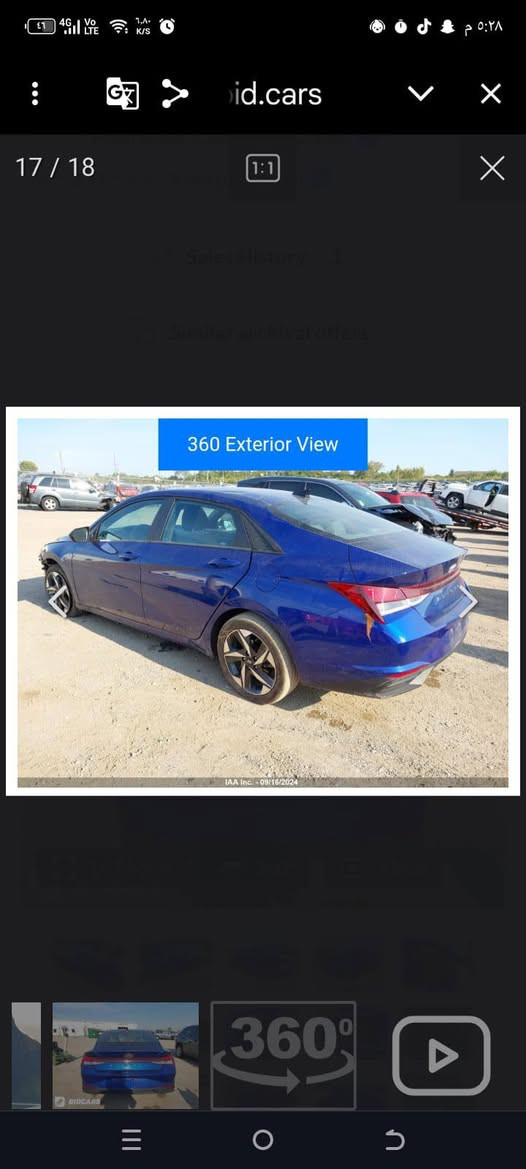 سلام عليكم الإنترة موديل 23 سيارة كلين بس دعامية وراجعة نفسهة  بدون ايربك ماشية 40 ميل سيارة جديدة مكان الدورة  ***********
