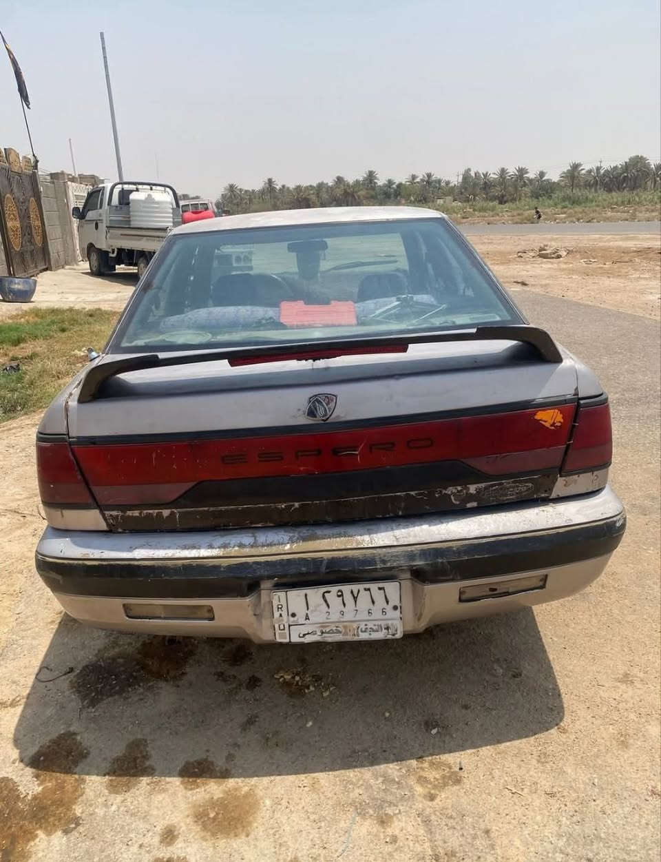 دايو اسبرو مسكر كير عادي 
رقم نجف تحويل ثاني يوم موديل 1993
السنويه ساقطه وراعيه اخذهه  اكعدك يم راعيه كفاله تحويل 
تجفيت جديد قبل 4ايام جفتهه غراض اصليه السياره حالين طافيه كهربائيات النوزل ماكو 

ملاحضه //كفاله تحويل +مكينه +كير 
السعر 14وبيه مجال قليل //***********
