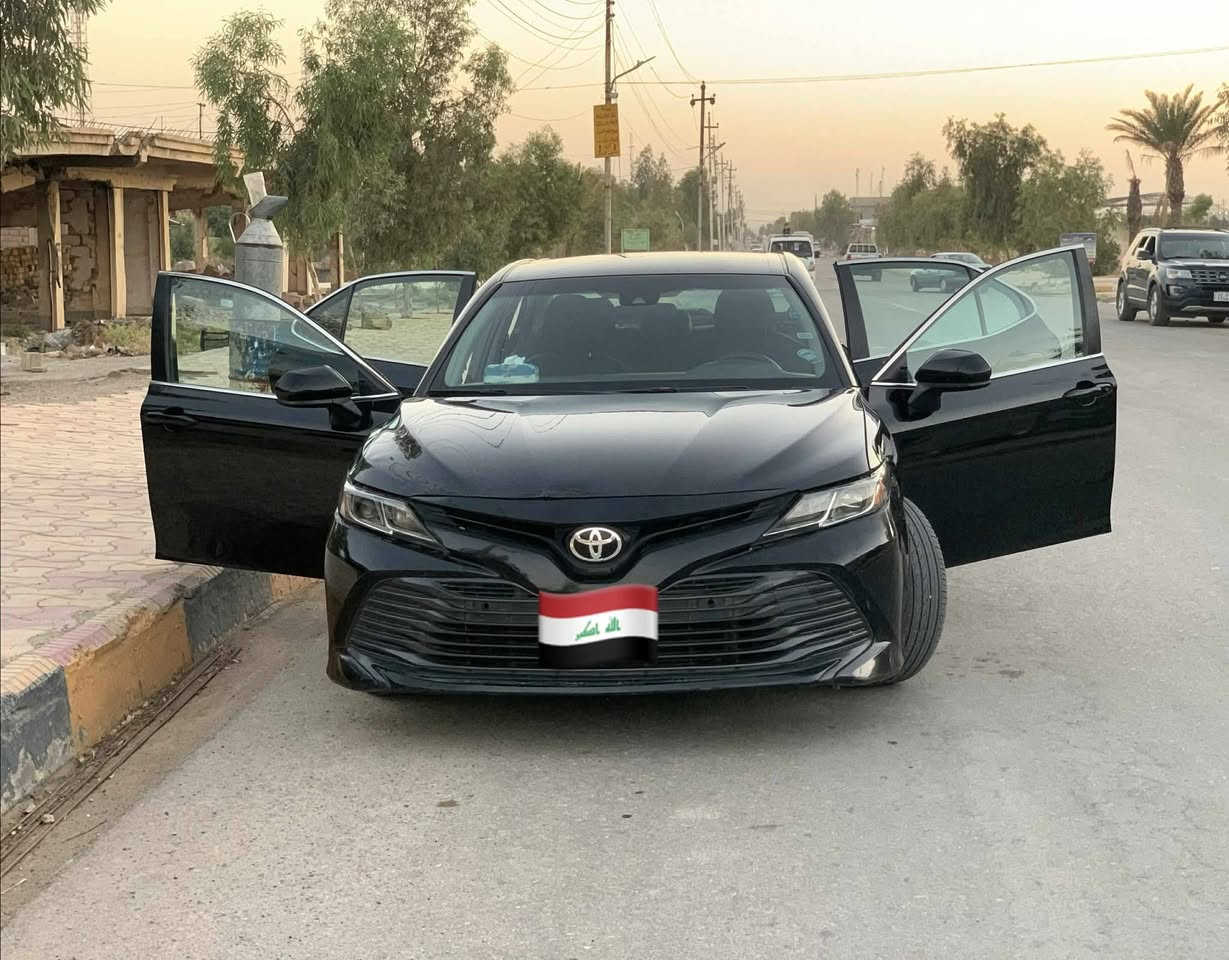 #كامري_للبيع 2018 وارد امريكي مابيها لاصبغ ولا تبديل
الفئه LE رقم نينوى حديث وهزه جديد حادث جدآ بسيط الدعاميه الامامي واكع ومشدود نفسها  بدون دواخل ولا ايرباكات ولا صبغ موجود صور الفحص داخل الصور بيها تعديل بارد جاملغ الخلفي جهت السكن على كد الشبر وجاملغ السكن الامامي عل كد شبر  تحويل بنفس اليوم 
#السعر 159 العنوان موصل ناحية المحلبيه 
للتواصل *********** بيها واتساب
