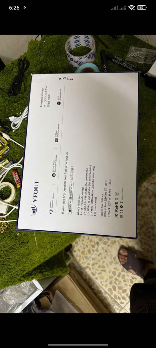 پۆرتەبڵ مۆنیتەر بۆ فرۆشتن کامل ئەشیا بەکار نەهاتوو ips Hdr 16 ئینج سعری ٨٥ هەزار بەگەیاندنەوە السليمانية, العراق


**إذا كنت صاحب هذا الإعلان وتريد حذفه لأي سبب، رجاءا أرسل رسالة إلى الدعم الفني**