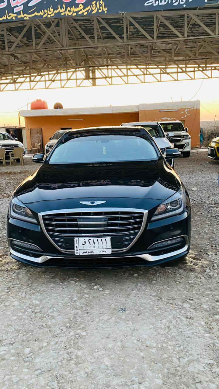 جنسزز 2017 G80 محرك 6سلندر
 ضررها حادث چاملغ امامي وصبغ داير الجاملغ الخلفي  
 ماشيه140 الف ميل حقيقي 
رقم بغداد مميز 
المواصفات 
1.السياره برستيج 
2.راد جانبي (تنبيه عند الاجتياز) 
3.رادار جانبي
5.حساسات اماميه وخلفيه
6.كشنات جلد  
7.الكشنات الاماميه كهرباء مع تدفئه وتبريد 
8.شاشه جبيره للميديا والخارطة
9.الكشنات الخلفيه تدفئه
10.صندوك كهربائي يفتح عند الاقتراب 
11.نظام الترحيب عند الاقتراب من السياره بشعار الجنسزز
12.نظام صوت لكسكون 17 سماعه  
13.المقود كهربائي 

🛑 السعر سوي تعليق يصل مباشرة 🤖 

14.بانوراما فتحتين
15.شفتات بالمقود
16.انظمه قياده عدد 3 سبورت و عادي و اقتصادي  
17.مري شفط مع كهرباء وتنزل بالبك مع گلوب الترحيب ب شعار الجنسز مع هيترات و تضليل 
18.كامره خلفيه دواره 
19.بردات عدد 3 والخلفيه  كهربائيه
20.بصمه 
 21 . هاند بريك كهربائي 
23.خزن ميموري لكشن السائق
مكان السياره بابل 

رقم صاحب السيارة 
***********
