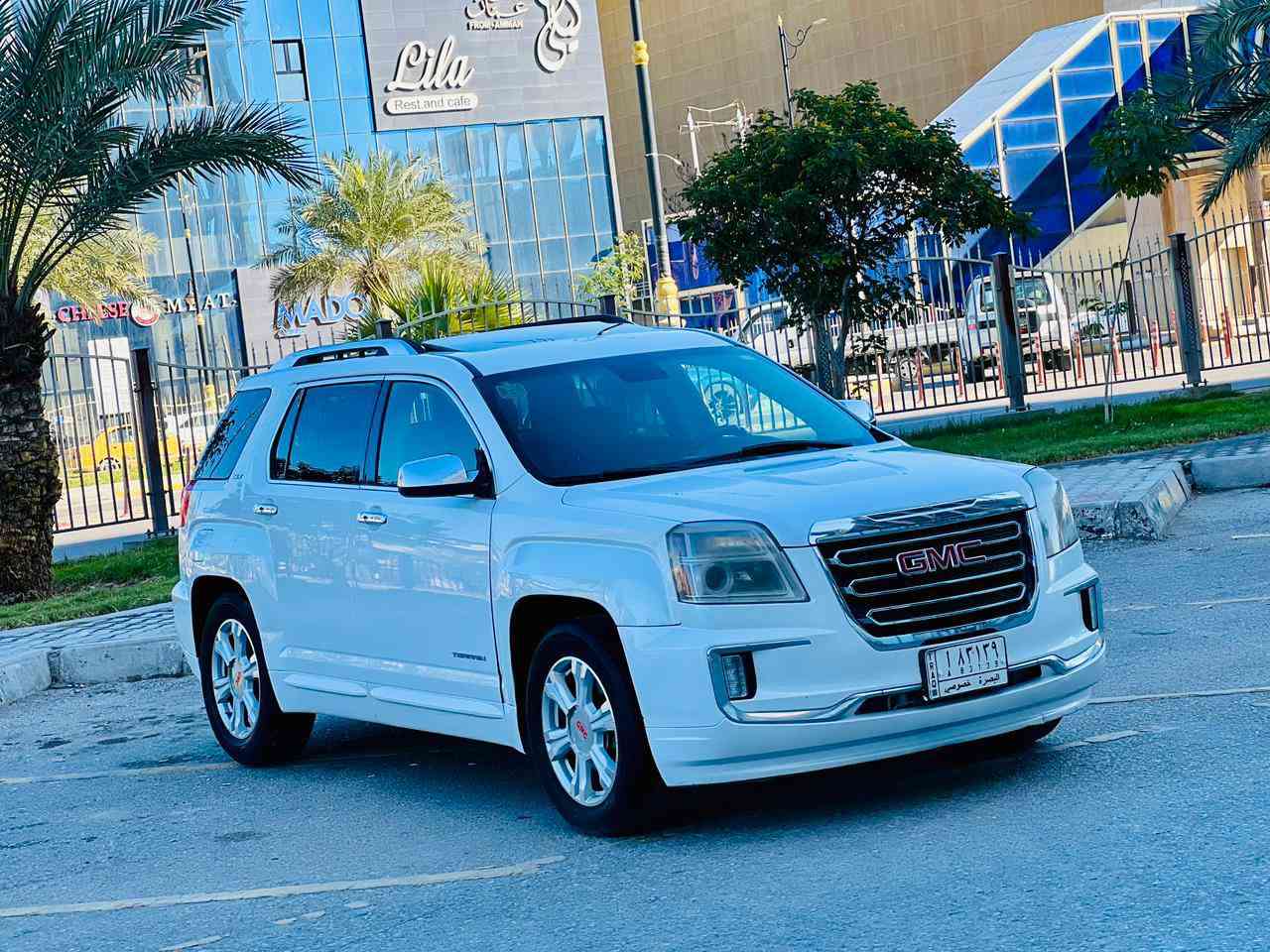 جمسي تيران دنلي مديل 2017 سعره138 وبيه مجال للاستفسار الاتصال *********** وارد مريكي حادثه  باب سايق بدون دواخل ولباقي كفاله عامه مواصفات دنلي فول 1عله 1 بصمه تشغيل بصمه بواب فتحه سقف كشنات جلد كهربائي تحكم ستيرن حساسات خلفيه اماميه دمام خلفي جنطه شفط كشنات كهربائي قطعتين تبريد مثبت سرعه مانع نزلاق شاشه كامره دواره ويل كب كروم مكينه سته 6سلندر مكينه وكير مكفولات حداديه جديدهه تخم تاير جديد تبريد شغال ثلج سياره جديده وجاهزه وأي نقص مابيهه سنويه لل 29مشروع وطني مكان سياره كربلاء
