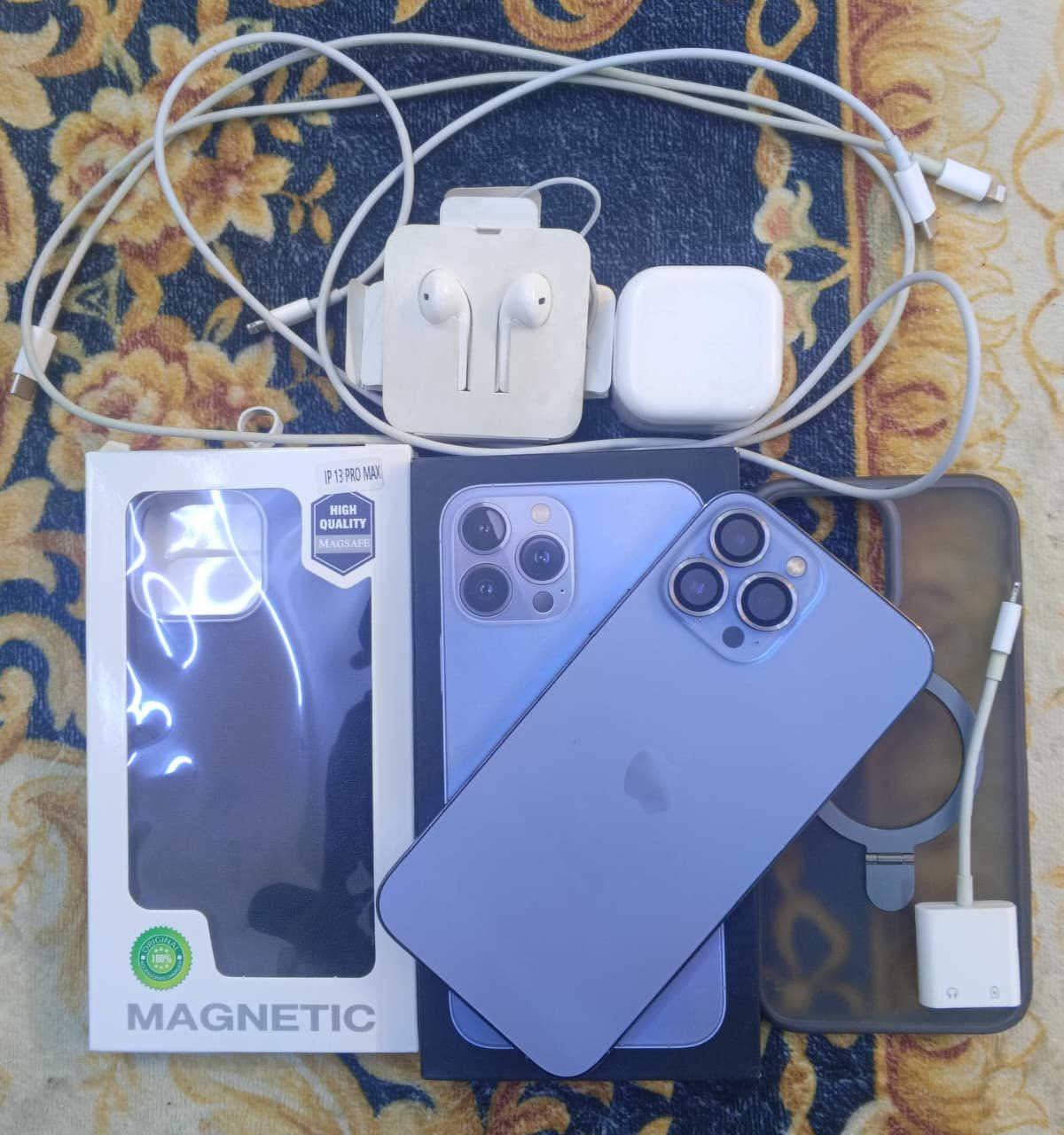 يا الله سلام عليكم
‏Apple iPhone 13 Pro Max للبيع ‏فقط
جهاز بلادي ￼لا مفتوح ولا مصلح فقط ￼ البطارية خدمة نسبة 76
جهاز نموذج M نسخة جهاز LL/A جهاز محدث آخر إصدار iOS 26.2 ذاكرة الجهاز 256 جهاز لون المميز البحري ضمان ماستر
‏ ويجي وياه جهاز ￼2 كفرات وعدسات مال الكاميرا ￼￼￼￼￼￼￼￼￼￼وسماعة اصلية وراس مل شحن أصلي ￼3 كيبل مال شحن أصليات وتحويره اصلية سعر جهاز 725 الف وبي مجال للطيبين
‏العنوان بغداد الشعب شارع عدن يم مركز شرطة الشعب
‏رقم تلفوني ***********￼￼￼￼￼￼￼￼￼￼￼￼￼￼￼￼￼
￼￼￼￼￼￼￼
